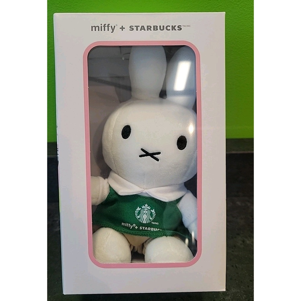 STARBUCKS x MIFFY PLUSHIE Summer Release READY TO SHIP New In Box